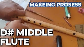 D middle Flute measurement amp Making Prosess [upl. by Ardolino]