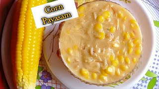 Corn Payasam Recipe How to make corn payasam recipe [upl. by Llahsram637]