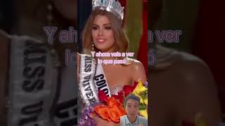 El momento más vergonzoso de Miss Universo😅 missuniverse jbalvin reaccion missuniverso [upl. by Bounds]