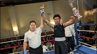 Alan Williams Ellwood city exhibition bout Win Highlights [upl. by Craven]