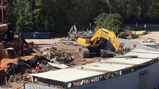 Hollywood Studios Catostrophe Canyon Demolition [upl. by Dielu]