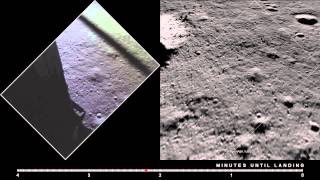 Apollo 11 Descent Film and LRO Imagery [upl. by Annayek225]