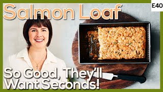 Salmon Loaf Recipe  Your gateway to canned salmon [upl. by Ishii]