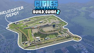 Building A Detailed Regional Airport In Cities Skylines  25 Tiles Build Guide [upl. by Harac]