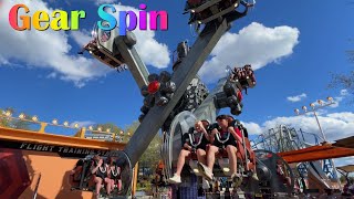 Gear Spin at Carowinds 2024 [upl. by Anaeli]