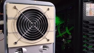 Teste water Chiller PC Com pastilha Peltier PT BR [upl. by Riddle]