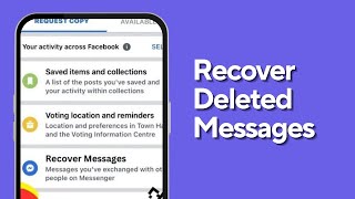 How to Recover Deleted Messages on Messenger [upl. by Airdnua]