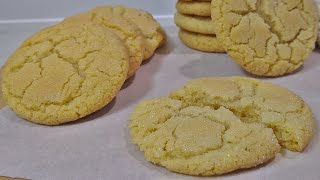 Easy Classic Sugar Cookies  No Mixer Needed [upl. by Eiramrebma471]