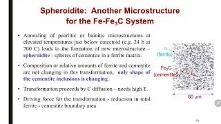 8Phase transformations  TTT diagram  Spherodite and martensite [upl. by Oisacin477]