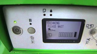 4STEP A1UV 7880 PRINT HEAD CLEANING PROCESS [upl. by Datnow]