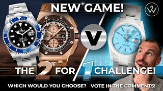 THE Two for One WATCH Challenge Rolex 126619 Audemars Piguet 26401RO VS 118209  Official Watches [upl. by Evyn73]