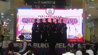 Pertandingan Choral Speaking Pesta Buku Melaka 2023  SMK Teknik Melaka [upl. by Jew]