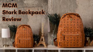 MCM Stark 42 Backpack Review Large  TheAdeTomi [upl. by Alegnasor]