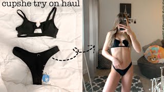 cupshe try on haul  bikinis amp their new line [upl. by Vullo]