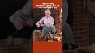 1820s Cooking  The Unique Ingredient Used to Make Cornbread Rise historiccooking americanfrontier [upl. by Itagaki]