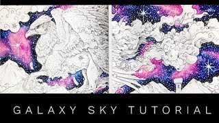 Tutorial Galaxy Sky in Neocolor II [upl. by Esiuqcaj747]