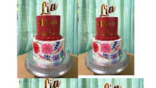 Hand Painted Cake [upl. by Nnyla660]