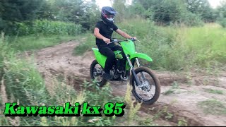 Kawasaki kx 85 sound ride [upl. by Lerred466]