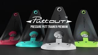 PuttOUT Premium Pressure Putt Trainer FEATURES [upl. by Beauchamp618]