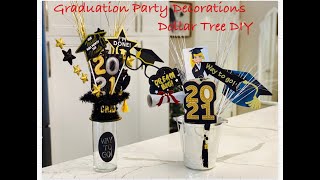 Graduation Decoration 2 DIY Dollar Tree 500 each [upl. by Anahsor746]