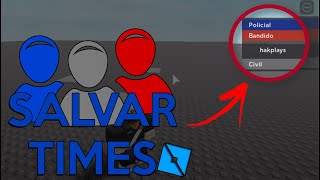 COMO FAZER UM SISTEMA DE SALVAR TIMES NO ROBLOX STUDIO [upl. by Amelita]