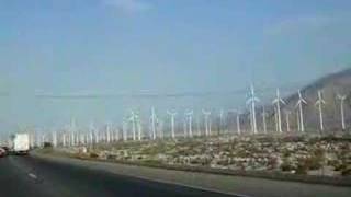 Windmills in Palm Springs [upl. by Soinotna419]