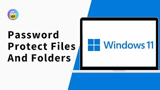 How to Password Protect Files And Folders in PC [upl. by Sivlek]