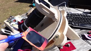 Solar panning camera build and eclipse shenanigans [upl. by Aigroeg786]