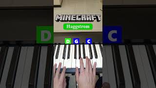 How to play Haggstrom on piano from minecraft [upl. by Heyman]