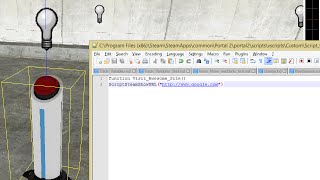 Portal 2 Scripting Tutorial Part 1 Functions [upl. by Refanej946]