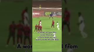 A world clas goal from Jordan Ayew but unfortunately we cant qualify to the AFCON 2025 [upl. by Gilda143]