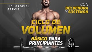 CICLO DE VOLUMEN TESTOSTERONA  BOLDENONA VOLUMEN MUSCULAR CON BOLDENONA Y SUSTANON [upl. by Weixel794]