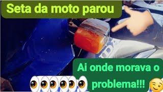 Seta da moto sem funcionar resolva você mesmo [upl. by Robinia]