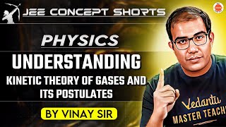 JEE Physics 2025  Kinetic Theory of Gases amp Key Postulates  Vinay Sir [upl. by Ardnusal]