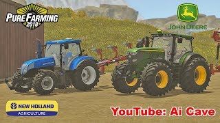 How to install Pure Farming 2018 mods  PF 2018  John Deere amp New Holland Tractors [upl. by Hoi]