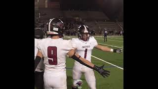 Nate Helms Partial Punt Block opening drive Chatfield vs Grandview 5A Quarterfinals [upl. by Adnahcal]