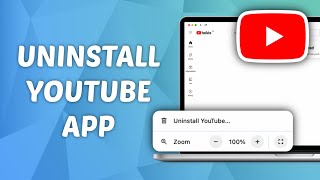 How to Delete YouTube App on LaptopPC  Uninstall YouTube App [upl. by Leerzej]