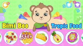 Bimi Boo Tropic Food  Baby Restaurant Games [upl. by Ahsemak]