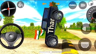 Modified Mahindra Black Thar 🖤City Offroading Sted Indian Cars Simulator 3D Android Gameplay Video [upl. by Aralc]