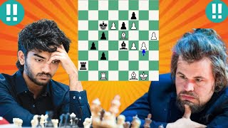 Magnus Carlsen vs Gukesh D chess game 23 [upl. by Carberry]