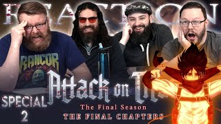 Attack on Titan  The Final Chapters  Special 2 FINALE REACTION [upl. by Dev]