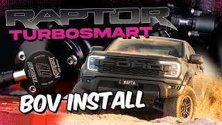 TURBOSMART BOV INSTALL  Next Gen Ford Raptor [upl. by Gibe]