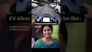 Petrol Bike Acceleration Vs Electric Bike Acceleration 😂 mt15 viralvideo shorts [upl. by Apostles]