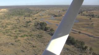 Scenic flight  Okavango Delta [upl. by Avan]