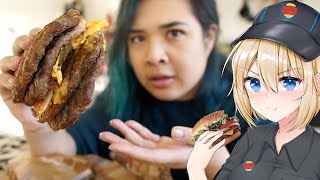 I Tried Japans New quotEXTREMEquot Burger [upl. by Eimerej]