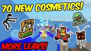 More NEW Beesmas Leaks  70 More Cosmetics Coming To Bee Swarm Simulator [upl. by Adnimra304]