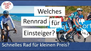 Welches Rennrad für Einsteiger in 2024 Rahmen Schaltung und Bremssystem für Hobbyradsportler [upl. by Forsta641]