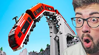 ASI SON LOS ACCIDENTES DE TREN DE LEGO 😱 [upl. by Midian121]