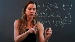 AC or Middle Term Splitting Method for Factoring Trinomials  Algebra Help [upl. by Nimajaneb]