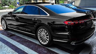 Audi A8 Long 2023  interior and Exterior Details HighTech Sedan [upl. by Aynekat]